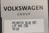 VW Touch up paint set x2 9ml Atlantic Blue Metallic LC5B LST0M2C5B