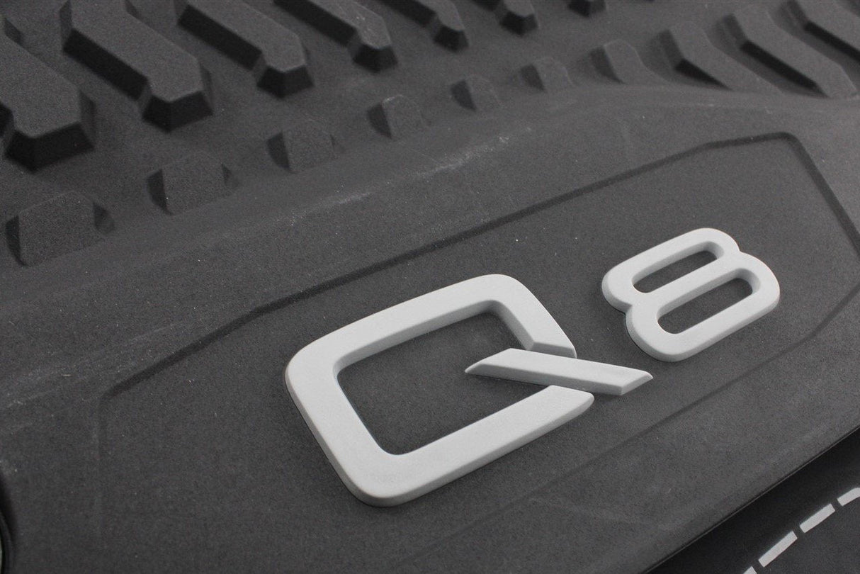 Audi Q8 2019-on front rubber all-weather floor mats (RHD) 4M8061501A 041