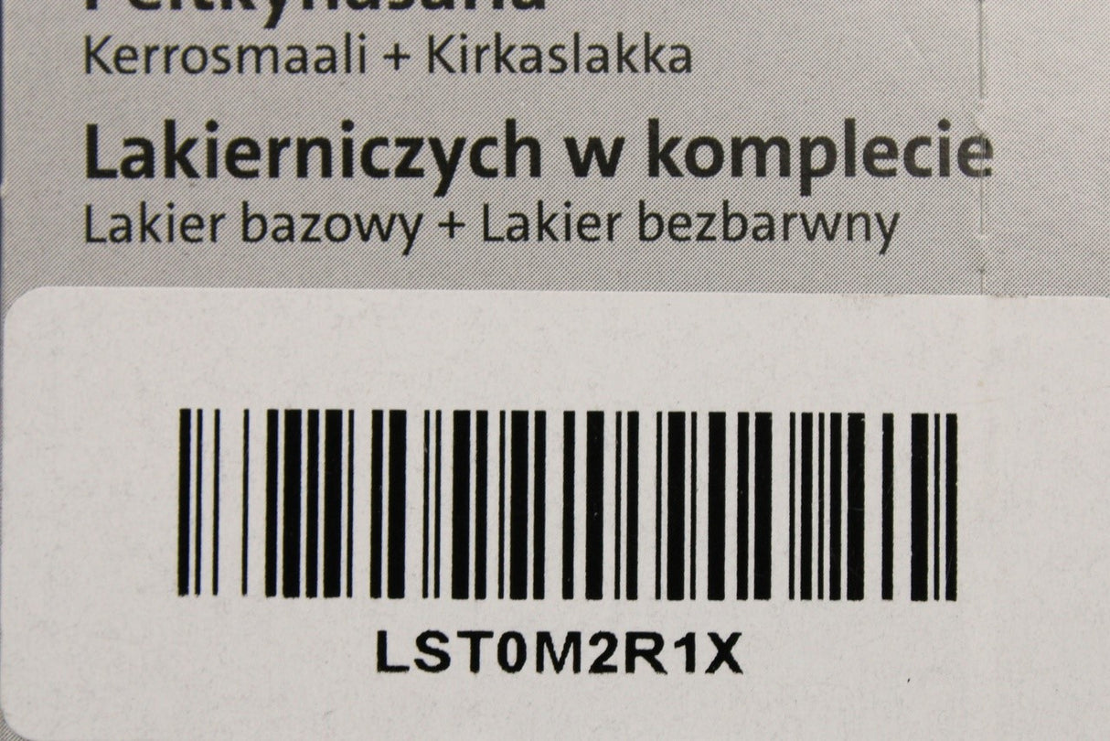 VW Volkswagen touch up paint set x2 9ml Turmeric Yellow R1X LST0M2R1X