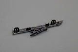 VW Golf R MK8 2020-on front radiator grille 'R' badge 5H0853679R EBY