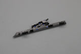 VW Golf R MK8 2020-on front radiator grille 'R' badge 5H0853679R EBY