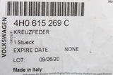 Audi A6 S6 A7 S7 A8 front brake pad retainer spring (x1) 4H0615269C