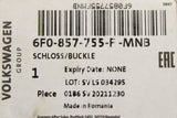 VW Polo AW 18-on Audi A1 19-on seat belt latch (left) 6F0857755F MNB