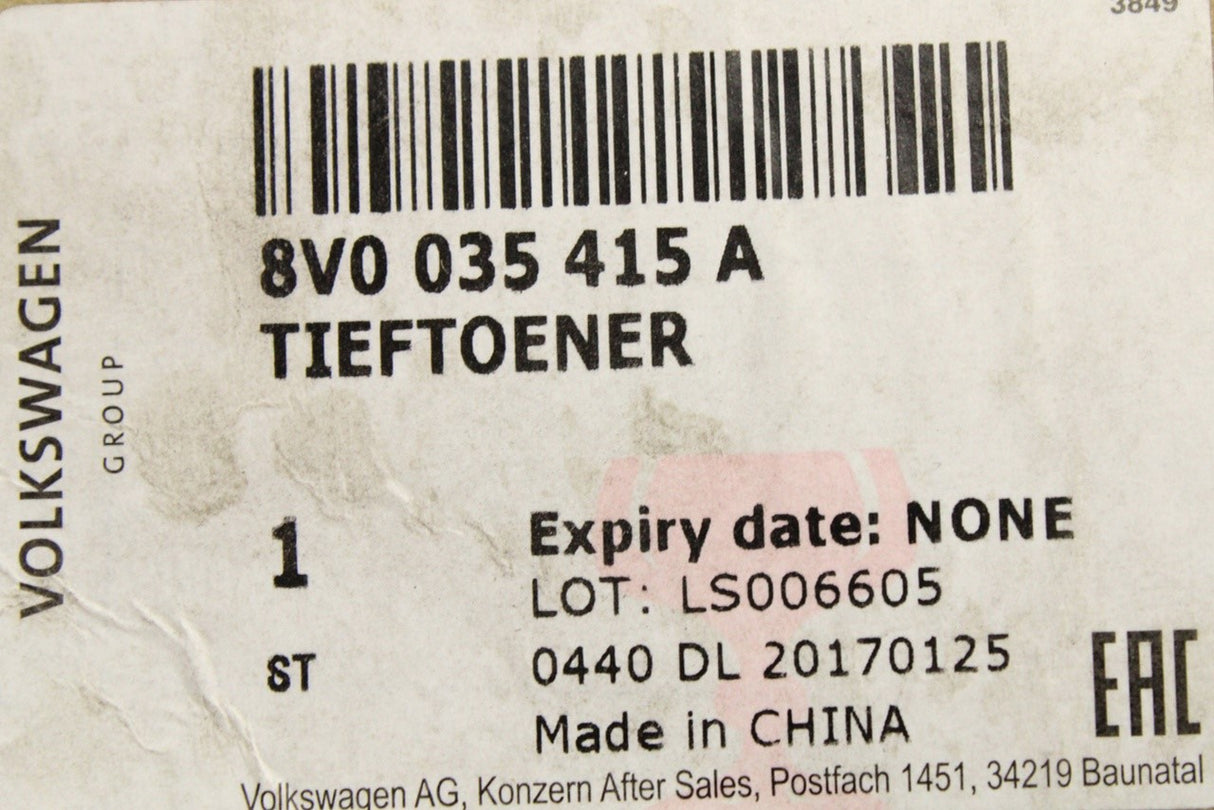 Audi A3 S3 RS3 13-16 SEAT Leon 17-on bass loudspeaker (front) 8V0035415A