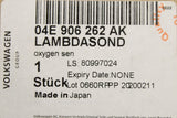 VW Golf MK7 Audi A3 Skoda 2013-on lambda sensor (1.4 TSI) 04E906262AK