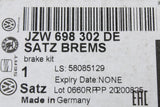 VW Touareg 2003-2010 brake disc and pad set 350x34mm (front) JZW698302DE