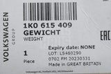 VW Golf MK5 Skoda SEAT front brake caliper balance weight (x1) 1K0615409