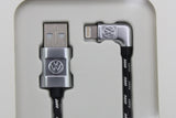 VW USB-A to Apple Lightning premium media cable (30cm) 000051446AR