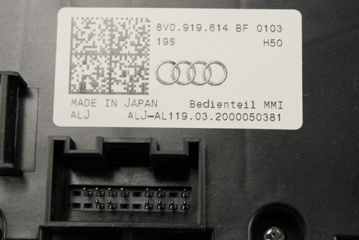 Audi A3 S3 RS3 17-21 MIB multimedia navigation control unit 8V0919614BF