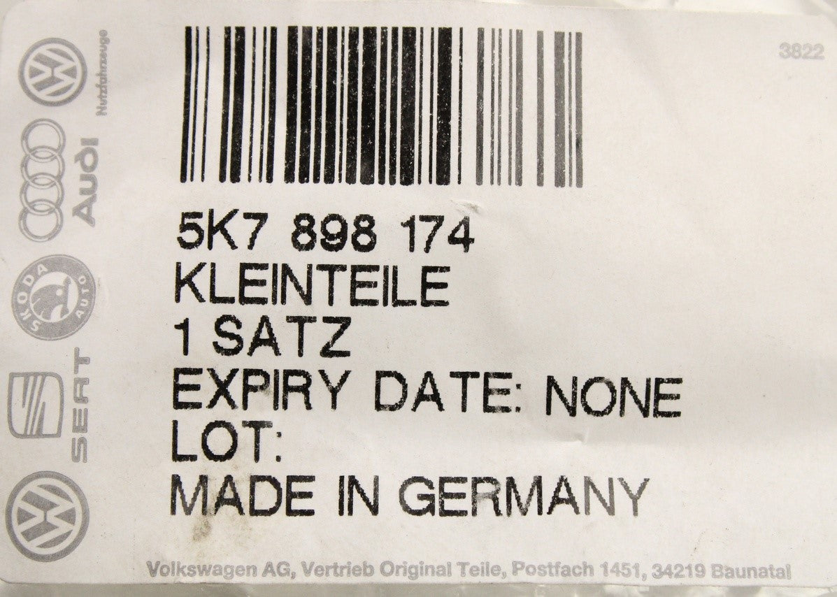 VW Golf Cabriolet 2012-16 wind deflector parts repair kit 5K7898174