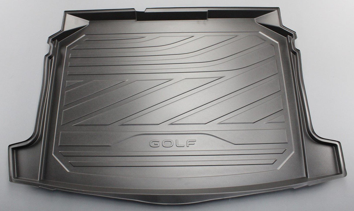 VW Golf MK8 2020-on plastic boot luggage liner (basic floor) 5H0061161A, view 1