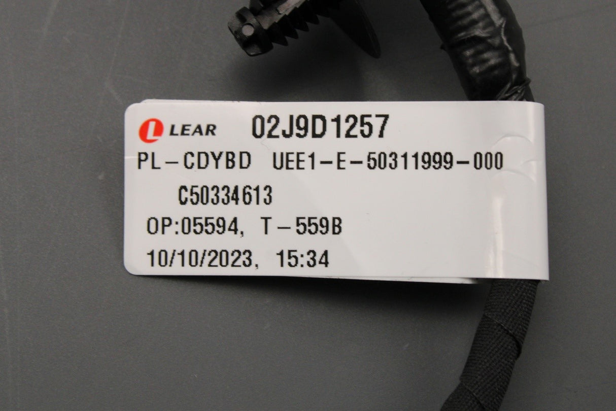 Jaguar I-Pace 2018-2025 front motor earth lead J9D1257