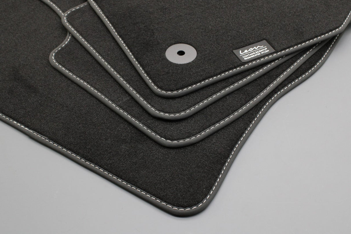 SEAT Leon 2020-on RHD textile floor mats set 5FC863011J LOE
