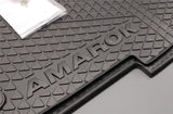Genuine VW Amarok 2010-on all weather floor mats in black (front) 2H2061502 82V
