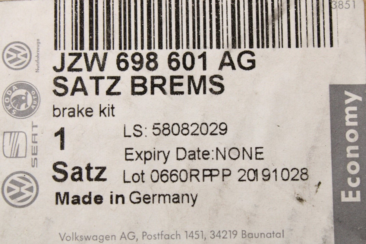 VW Golf MK4 Beetle SEAT Ibiza brake discs & pads kit (rear) JZW698601AG