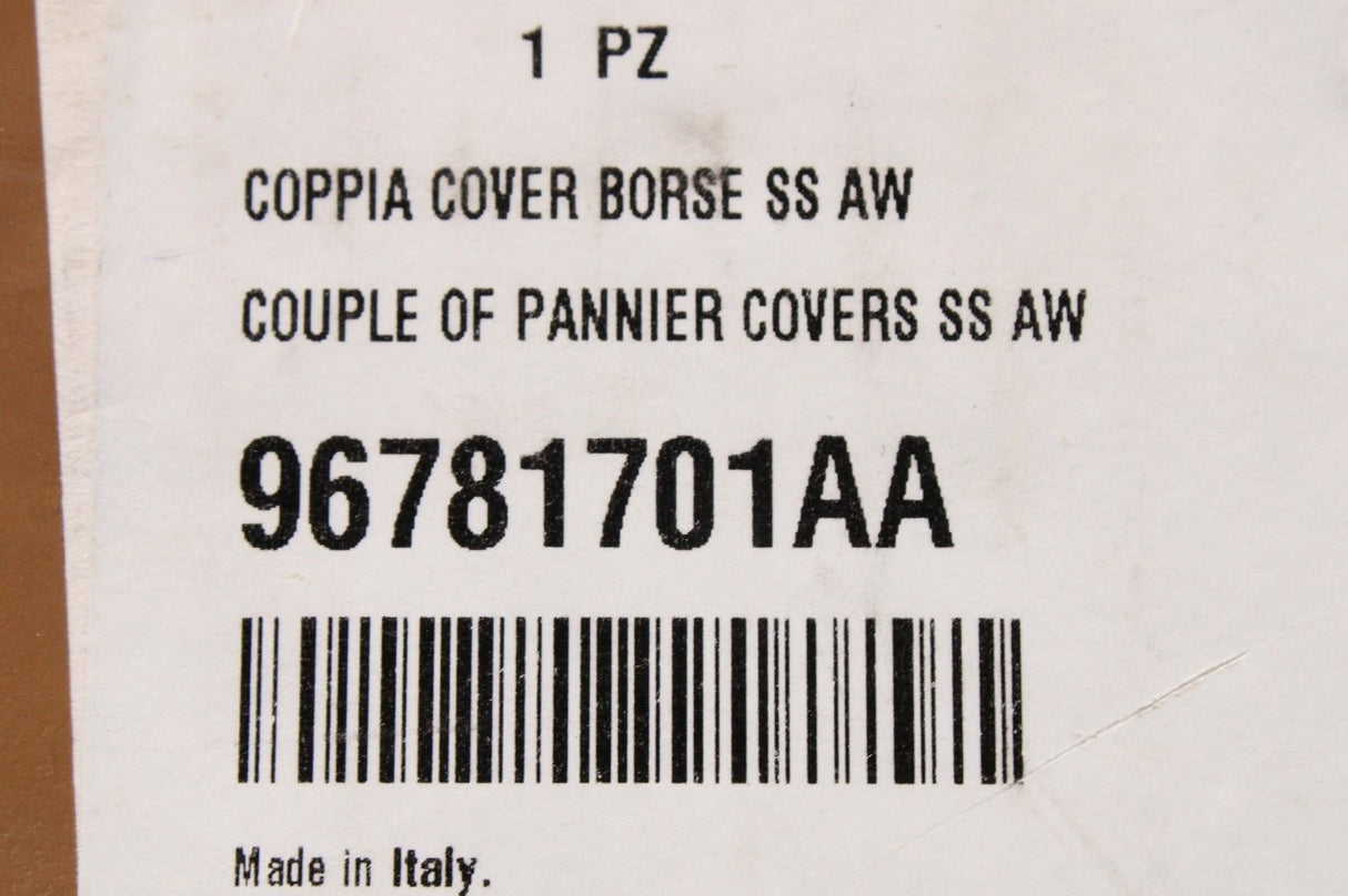 Ducati pannier covers set SS AW (x2) 96781701AA