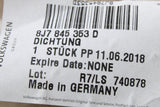 Audi TT TTS TTRS Roadster 2007-2014 upper windscreen seal 8J7845353D
