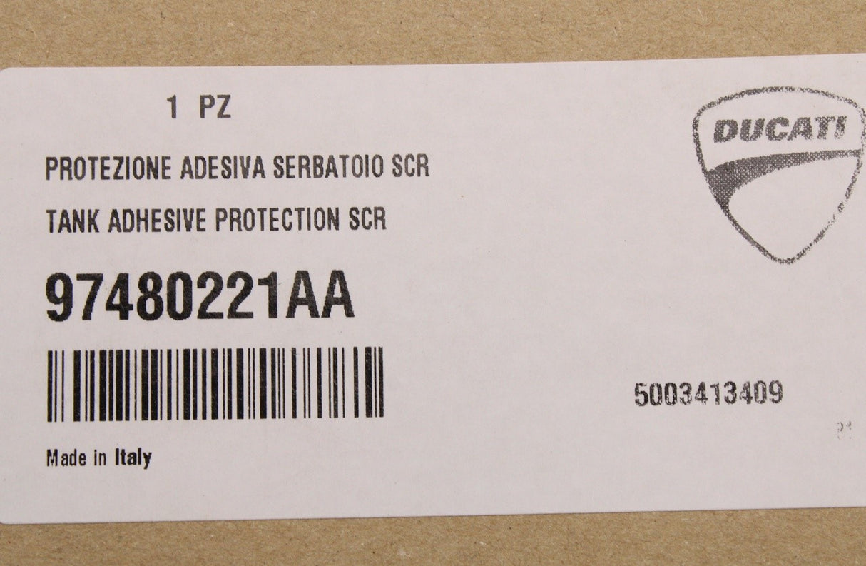 Ducati Scrambler 2015-22 self adhesive fuel tank protector 97480221AA