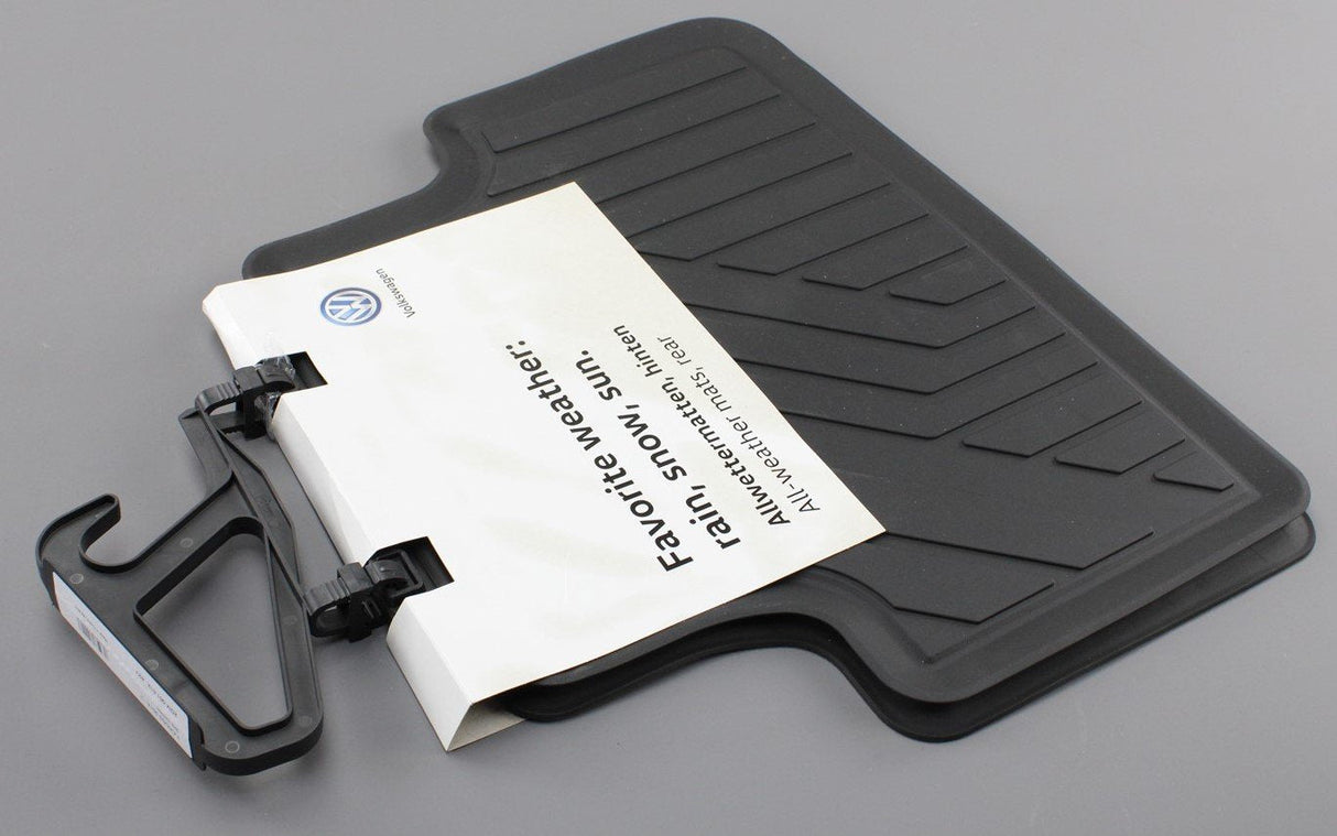 VW T-Cross 2019-on rear rubber all weather floor mats set 2GM061512 82V