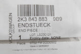 VW Caddy Maxi 2004-21 sliding door rail end trim (left) 2K3843883 9B9