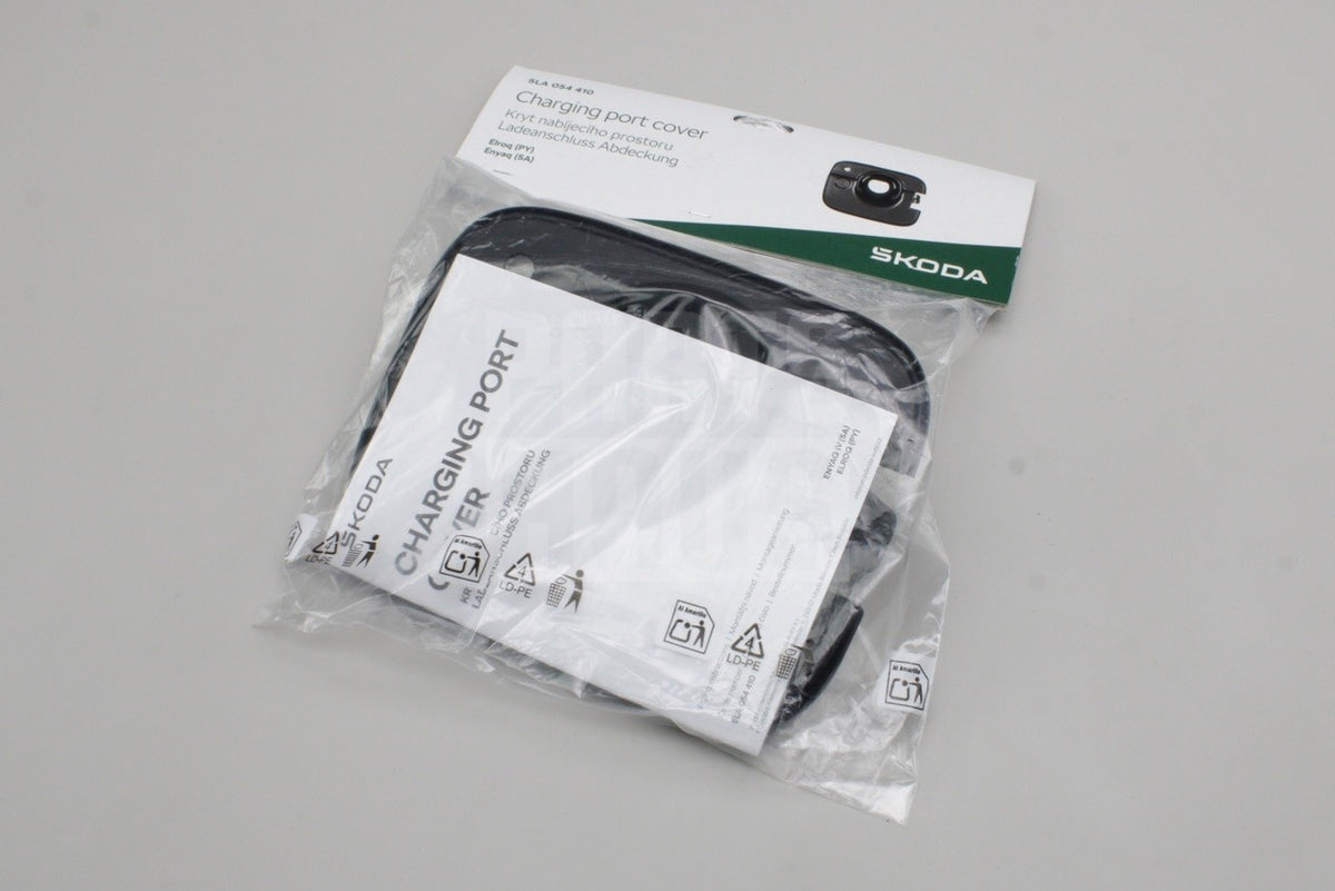 Skoda Enyaq iV 2021-Onward Charging port cover (Dark Grey) 5LA054410