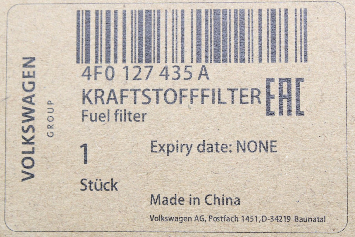 Audi A6 2005-2008 A6 Allroad 2007-11 2.7 3.0 TDI fuel filter 4F0127435A