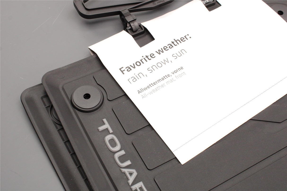 Genuine VW Touareg 2018-Onward front rubber floor mat set (RHD) 762061502 82V