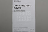 Skoda Enyaq iV 2021-Onward Charging port cover (Dark Grey) 5LA054410