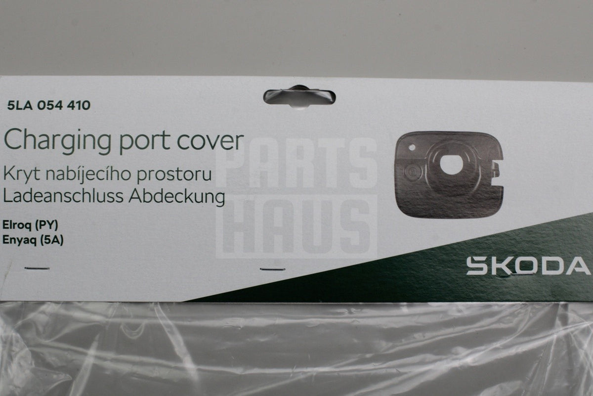 Skoda Enyaq iV 2021-Onward Charging port cover (Dark Grey) 5LA054410