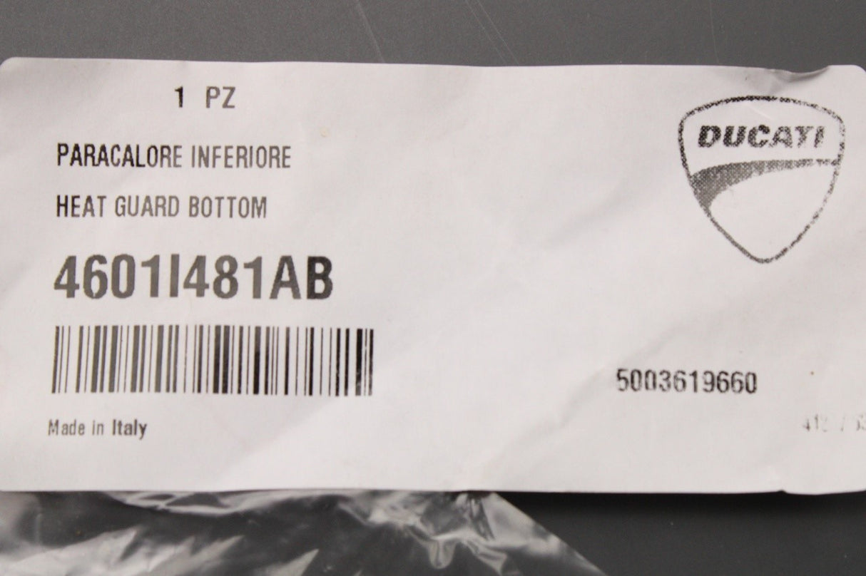 Ducati Multistrada 2022-25 lower exhaust heat guard 4601I481AB