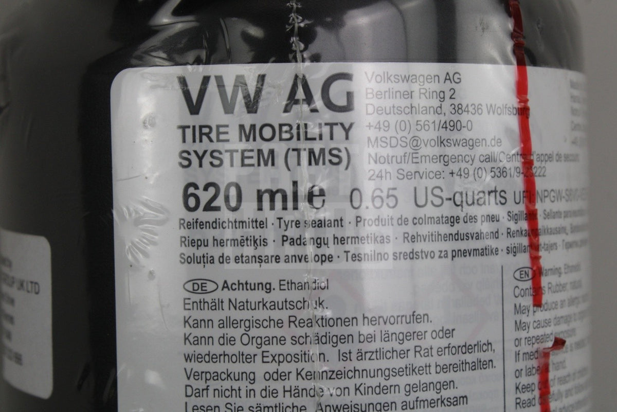 Audi 2016-on emergency tyre repair sealant (620ml) 8R0012619E