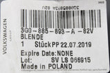 VW Passat B8 15-24 seat backrest release lock trim (left) 3G0885893A