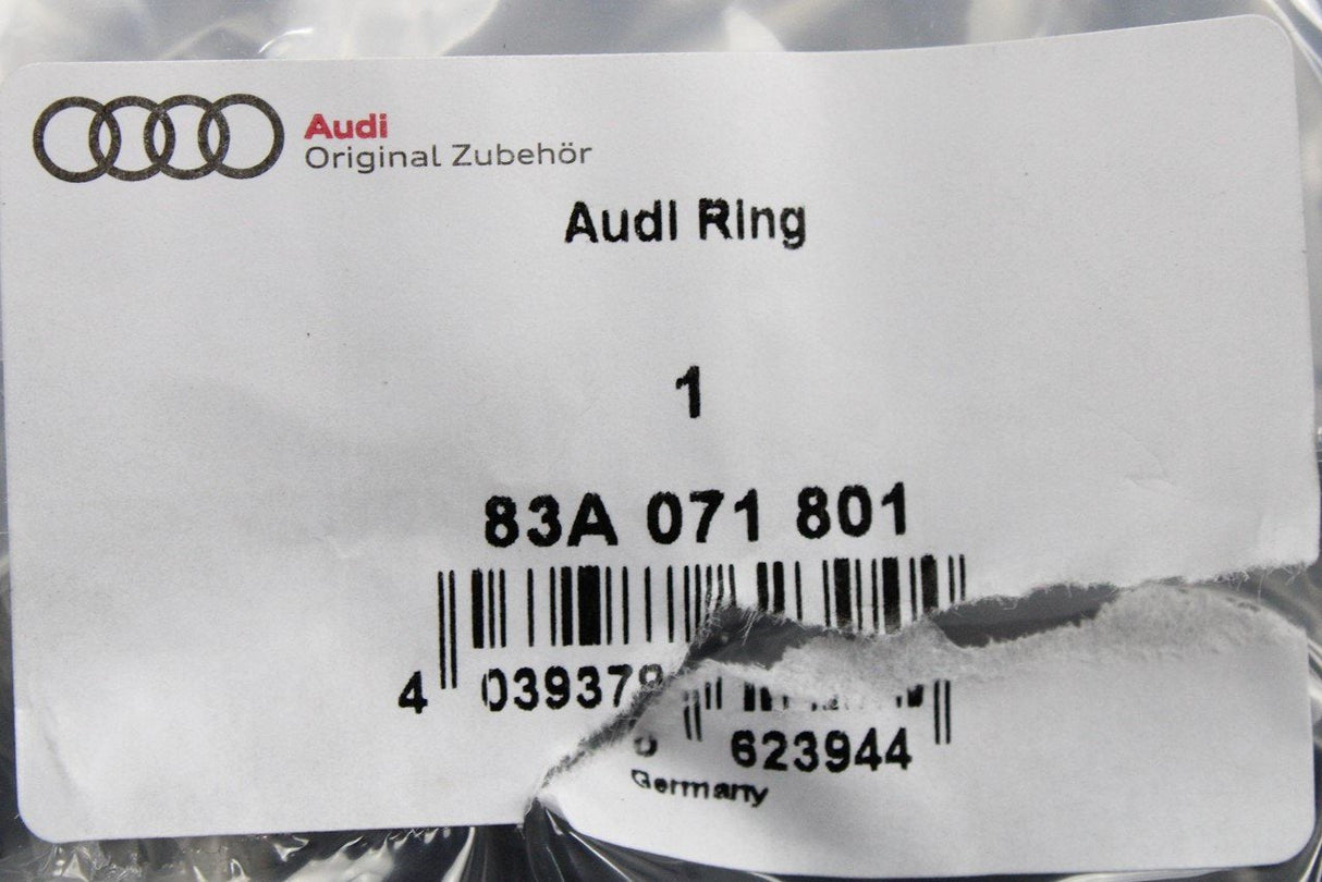 Audi Q3 e-Tron 2019-on Audi rings emblem (front) 83A071801