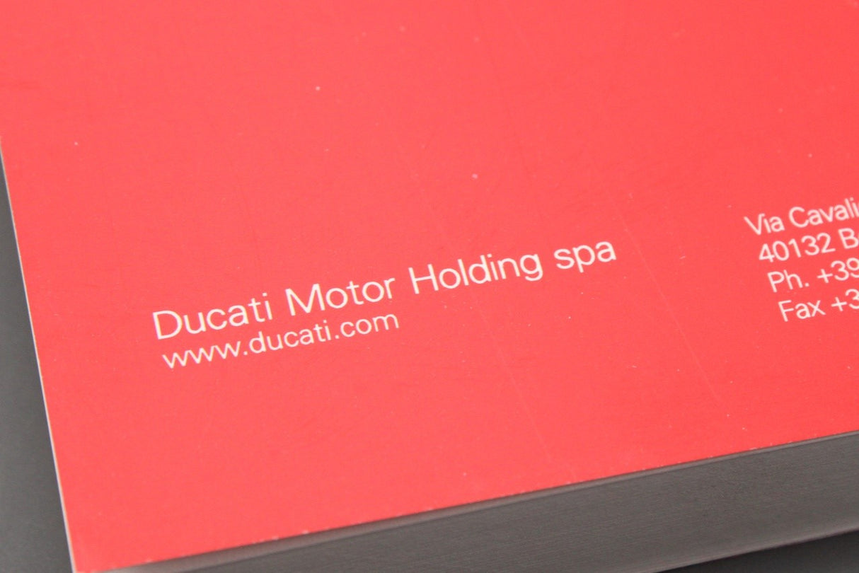 Ducati 1299 Panigale S ABS 2016 owners manual 91372921A