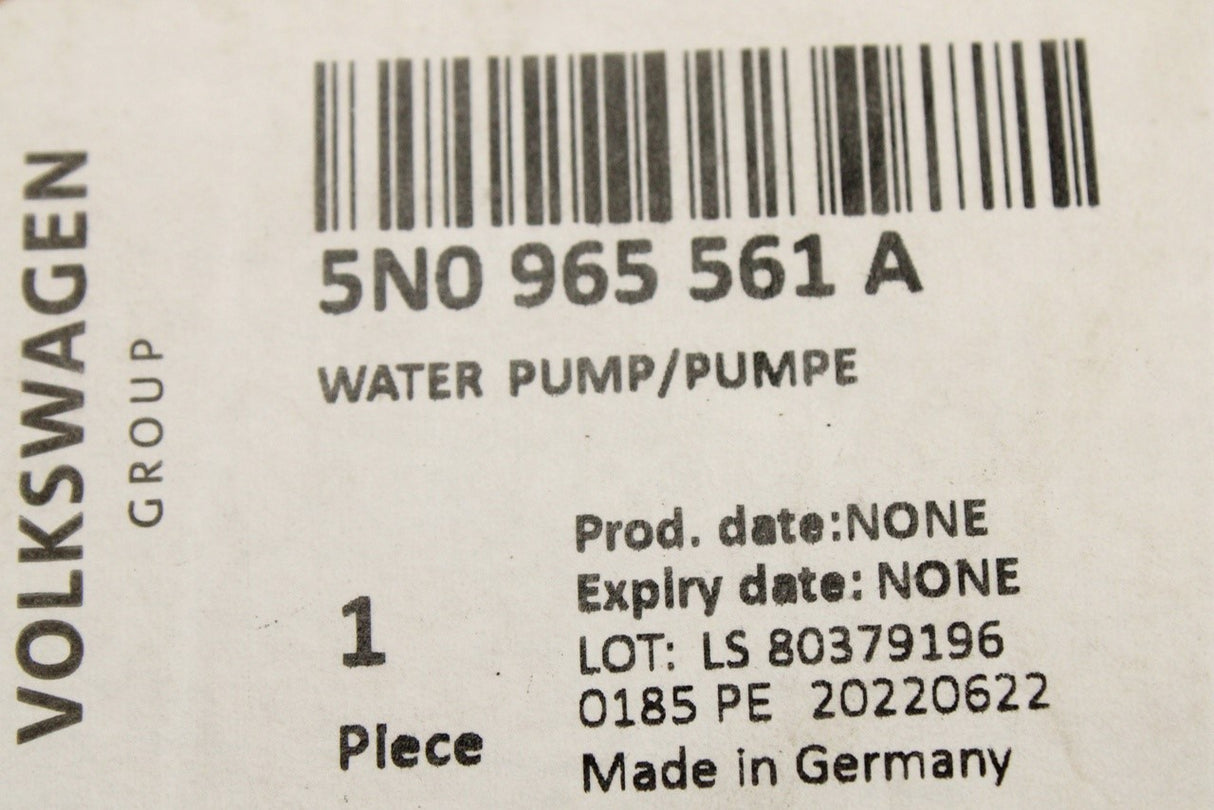 VW Golf Audi Q5 Skoda additional coolant pump (1.6 2.0 TDI) 5N0965561A