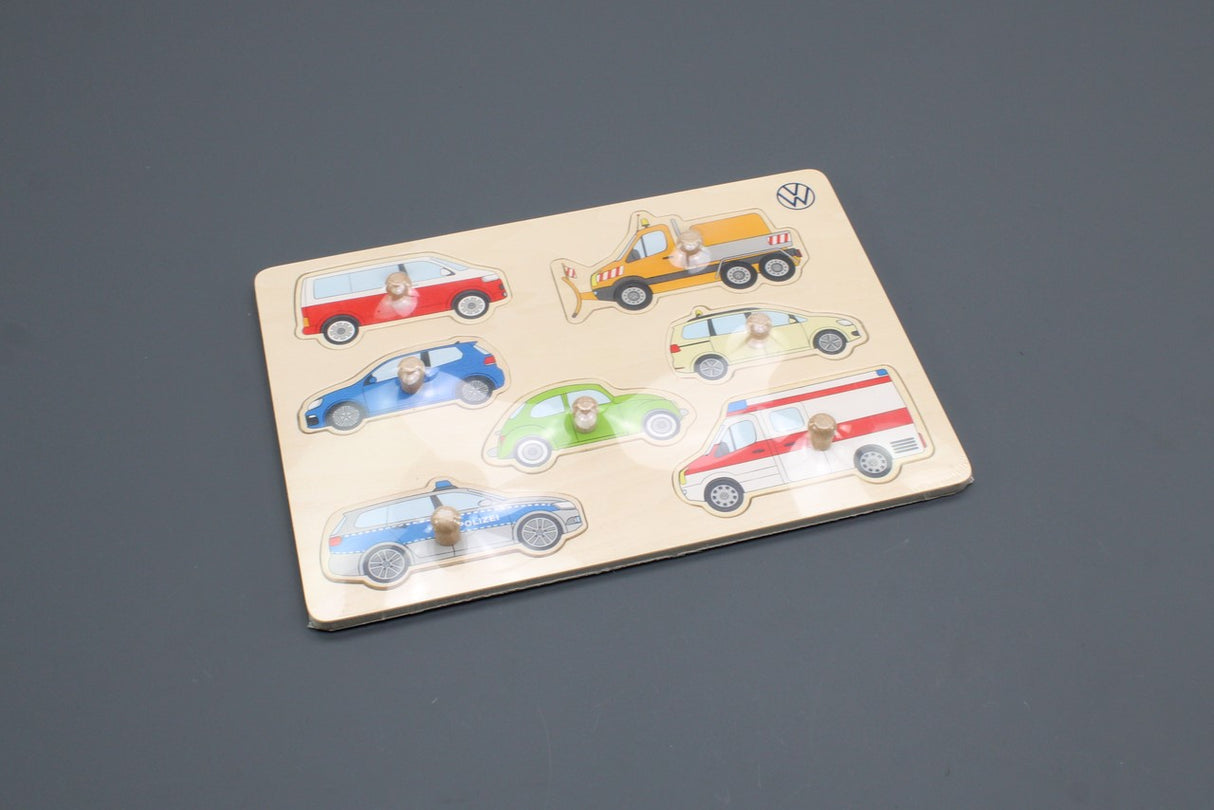VW Volkswagen kids wooden puzzle vehicle game 1H9087528A
