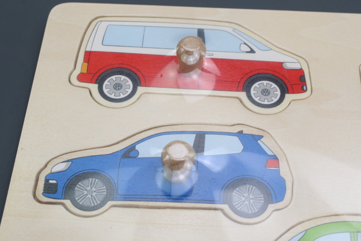 VW Volkswagen kids wooden puzzle vehicle game 1H9087528A