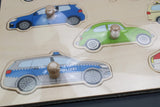 VW Volkswagen kids wooden puzzle vehicle game 1H9087528A