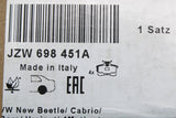 VW Golf MK4 Polo Bora Beetle SEAT Skoda rear brake pads JZW698451A