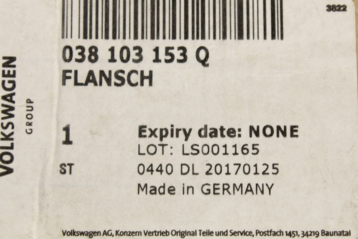 VW Audi Skoda SEAT front crank seal flange PD (1.9 2.0 TDI) 038103153Q