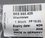 Audi A4 S4 Avant B8 2008-15 Q3 RS4 RSQ3 wiper blade (rear) 8K9955425