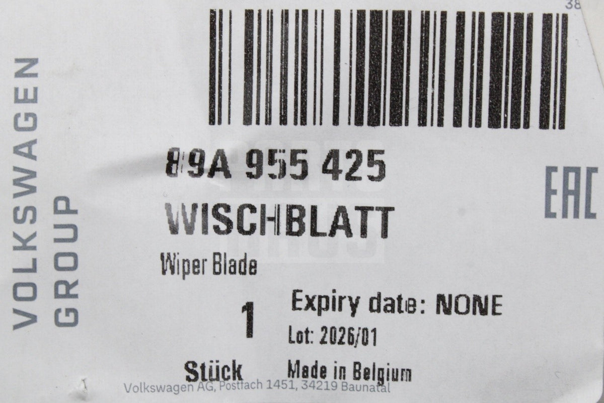 Audi Q4 e-tron 22-on wiper blade (rear) 89A955425