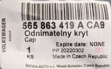 Skoda Kodiaq 2017-on boot luggage compartment carpet 565863419A CA9
