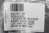 VW Polo 9N 9N3 2002-2009 sun roof water drain hose (front) 6Q0877231