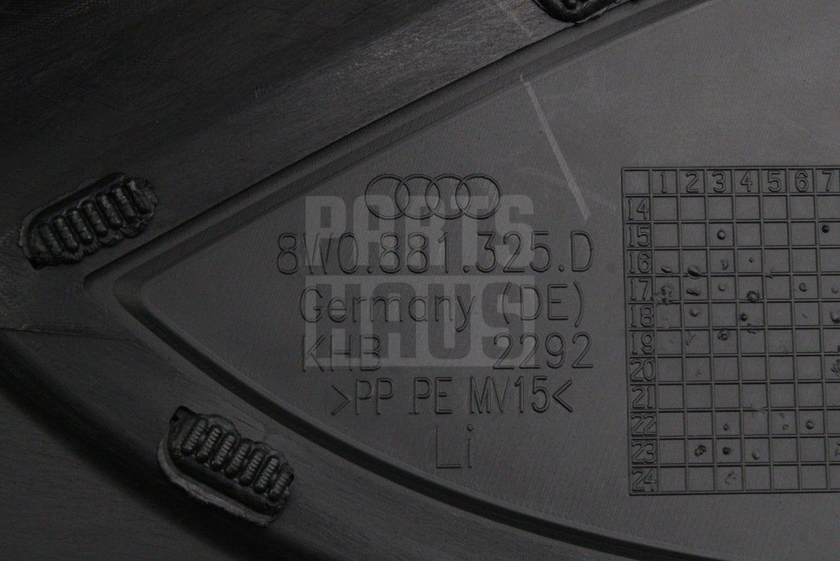 Audi RS4 RS5 A5 S5 S4 A4 front seat base trim (left) 8W0881325D 4PK