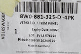 Audi RS4 RS5 A5 S5 S4 A4 front seat base trim (left) 8W0881325D 4PK