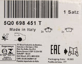 Skoda Superb 3V 2015-on brake pads (rear) 5Q0698451T