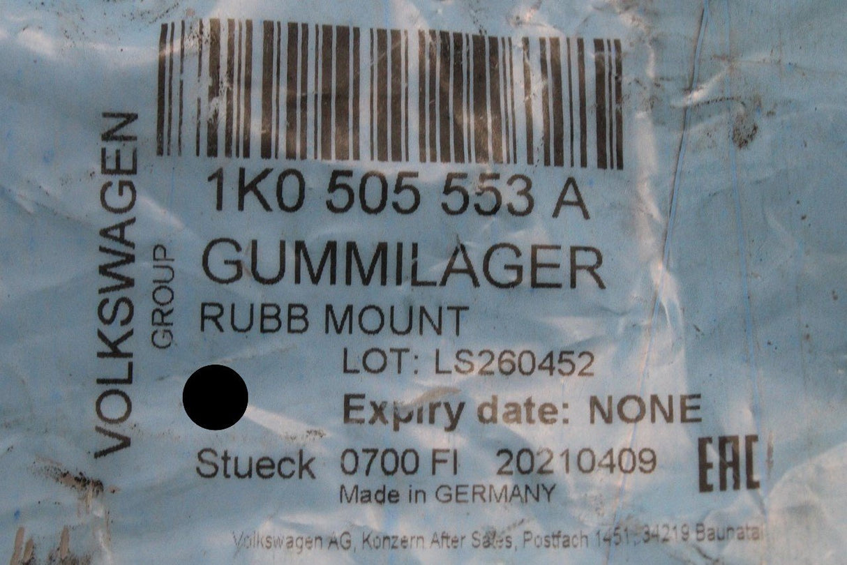 VW Audi Skoda SEAT Golf A3 RS3 TT rear wheel bearing bush x1 1K0505553A
