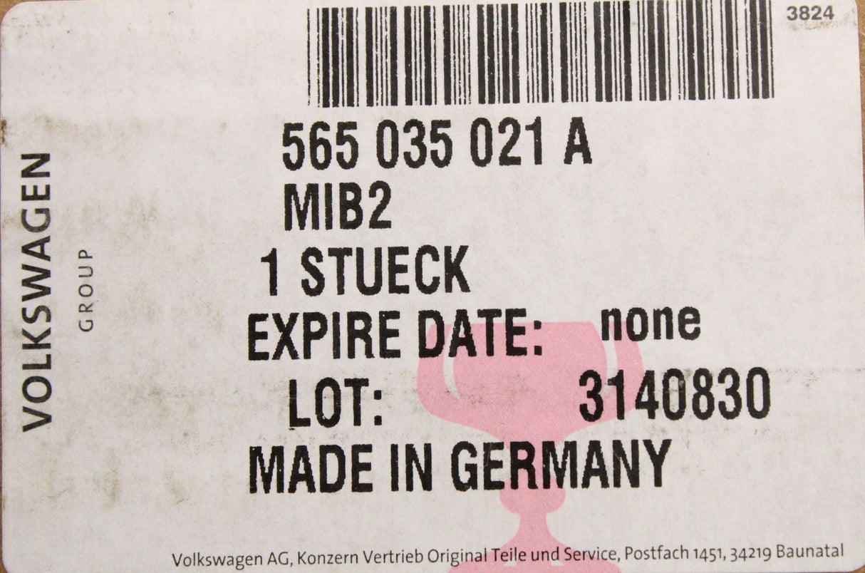 Skoda Karoq Kodiaq Octavia Superb 2015-on MIB headunit 565035021A