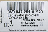 Skoda Kodiaq Superb interior reading light (pearl grey) 3V0947291A Y20